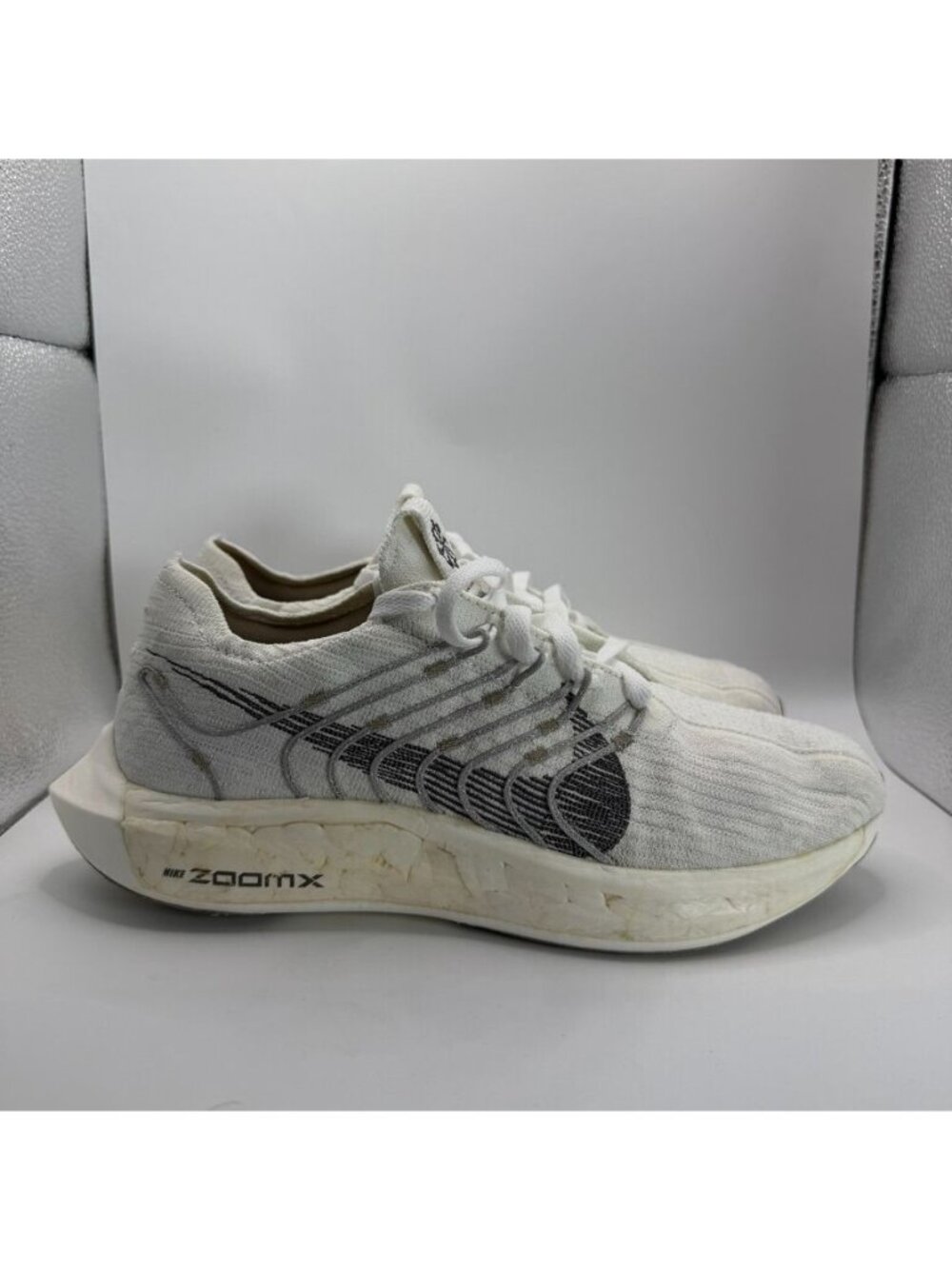 Nike ZoomX Pegasus Turbo Next Nature White Light Bone Shoes Mens Size 8 Running